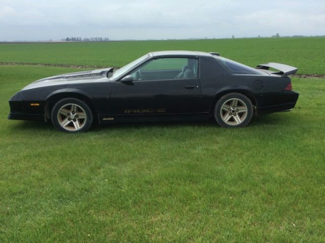 1987 Black Chevrolet Camaro Coupe