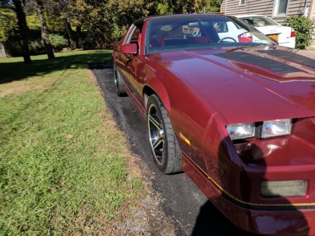 1987 Red Chevrolet Camaro Coupe