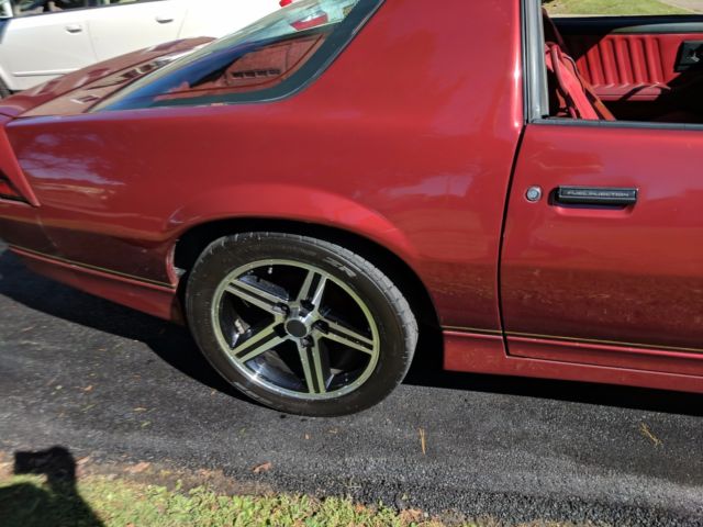 1987 Red Chevrolet Camaro Coupe