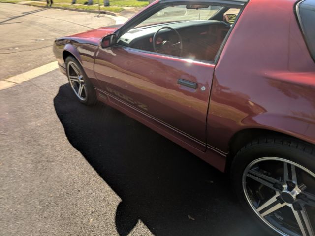 1987 Red Chevrolet Camaro Coupe