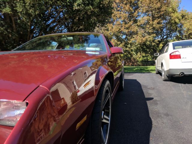 1987 Red Chevrolet Camaro Coupe