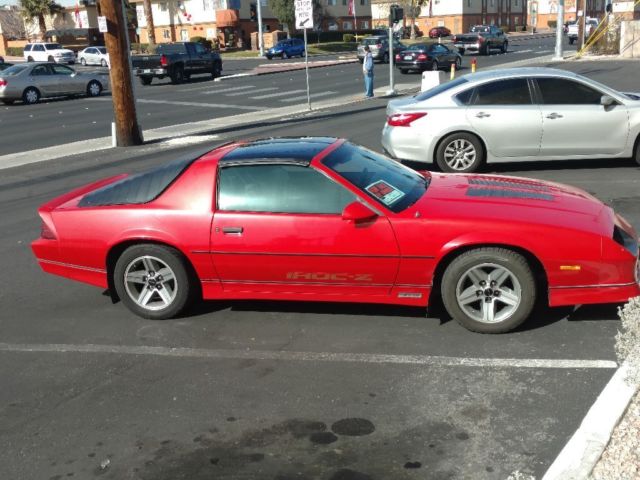 1987 Red Chevrolet Camaro Coupe