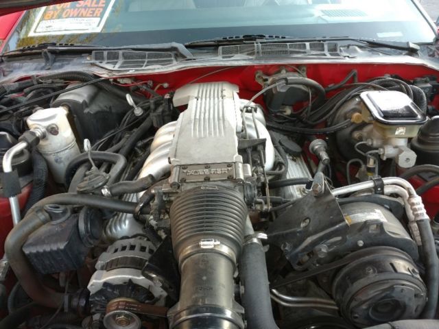 1987 Red Chevrolet Camaro Coupe