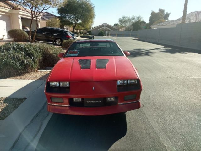 1987 Red Chevrolet Camaro Coupe