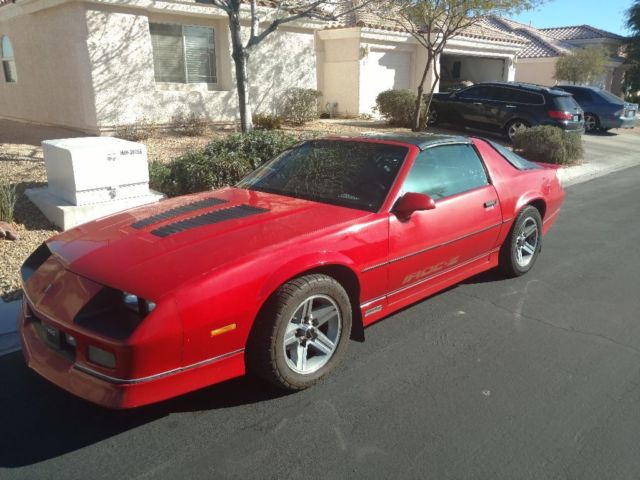 1987 Red Chevrolet Camaro Coupe