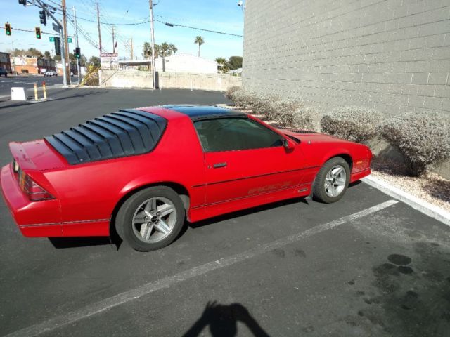 1987 Red Chevrolet Camaro Coupe