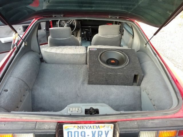 1987 Red Chevrolet Camaro Coupe