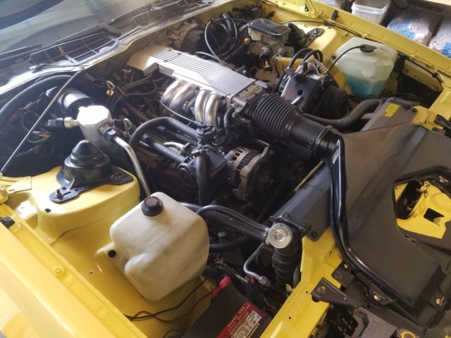 1987 Yellow Chevrolet Camaro