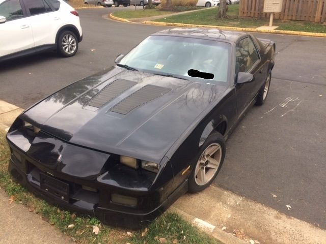 1987 Black Chevrolet Camaro Coupe