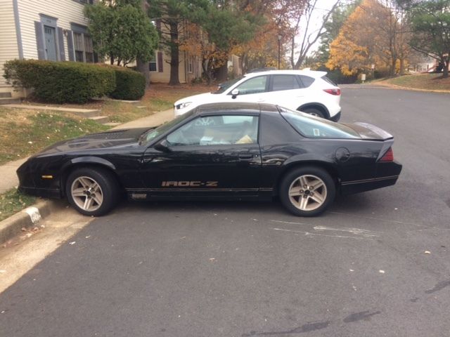 1987 Black Chevrolet Camaro Coupe