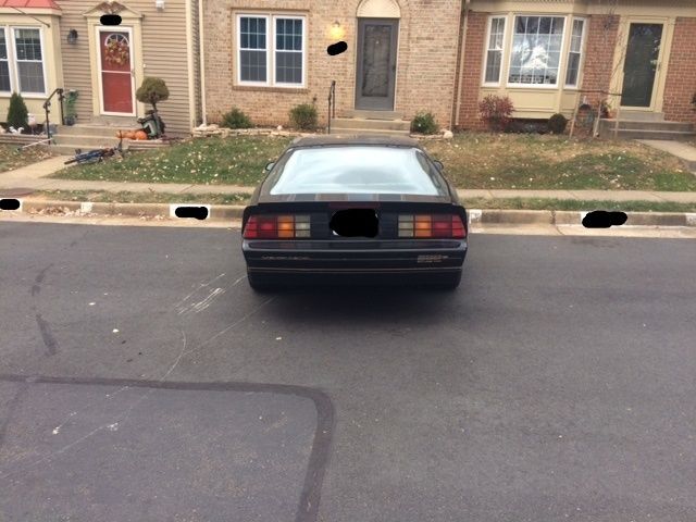 1987 Black Chevrolet Camaro Coupe