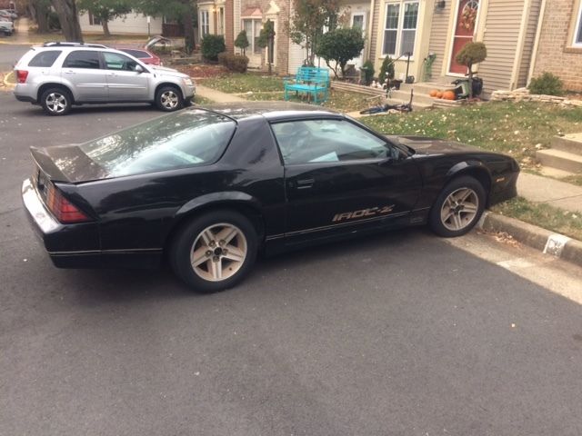 1987 Black Chevrolet Camaro Coupe