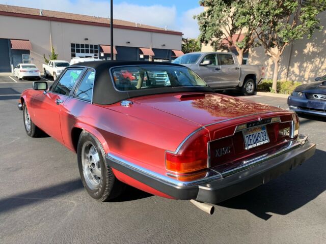 1987 Red Jaguar XJS targa