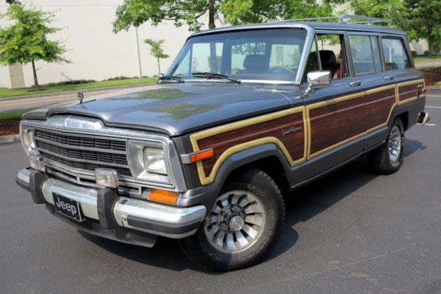 1987 GRAY Jeep Wagoneer SUV