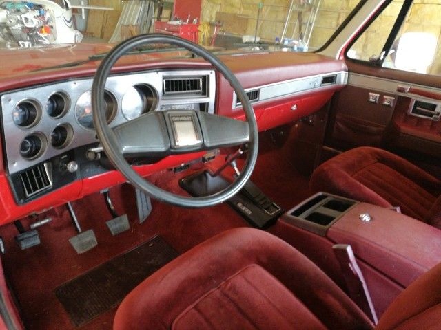 1987 Red Chevrolet Blazer SUV