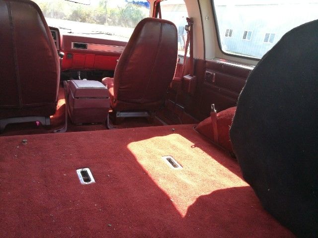 1987 Red Chevrolet Blazer SUV