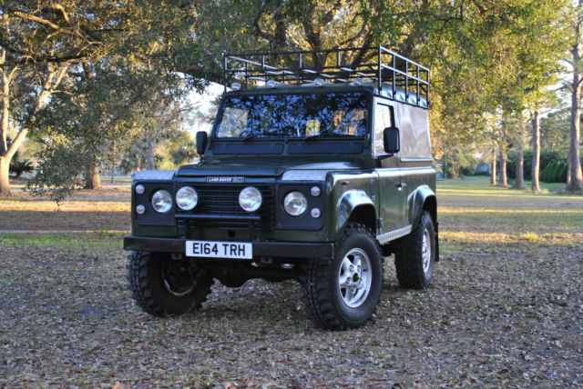 1987 Green Land Rover Defender 3 Door 4x4 Hardtop