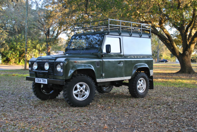 1987 Green Land Rover Defender 3 Door 4x4 Hardtop