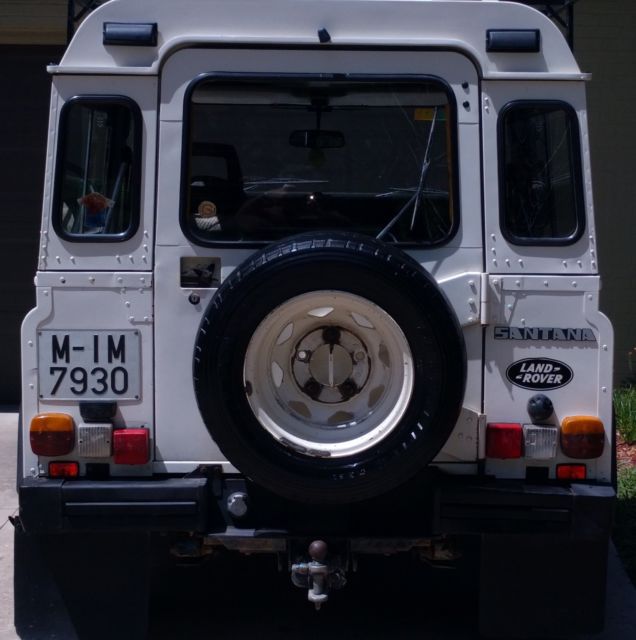 1987 White Land Rover Defender SUV