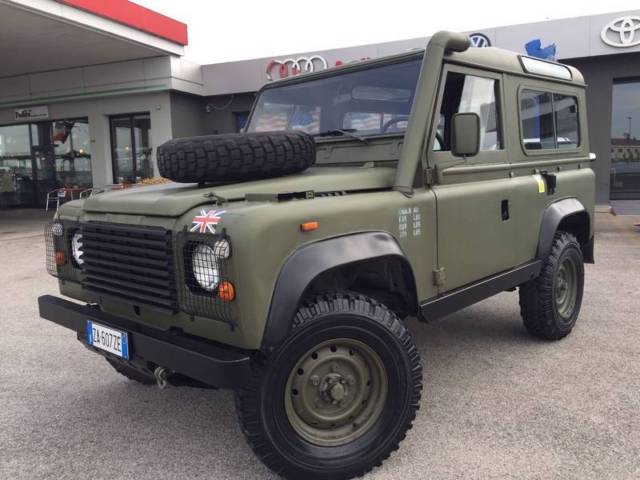 1987 British Military Green Land Rover Defender SUV