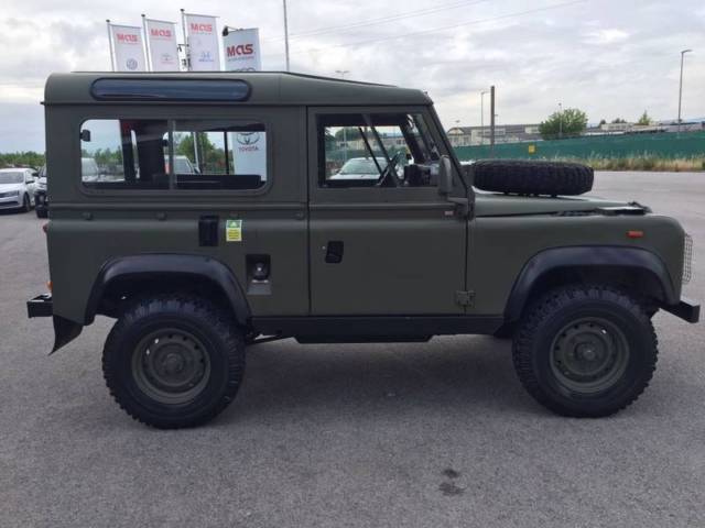 1987 British Military Green Land Rover Defender SUV