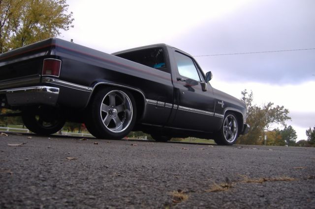 1987 Black Chevrolet C-10 Standard Cab Pickup