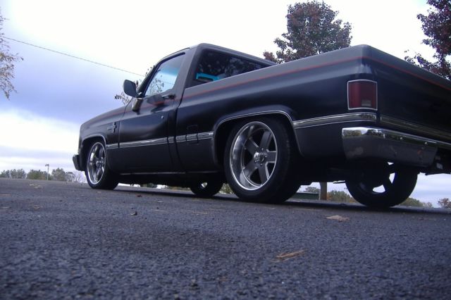 1987 Black Chevrolet C-10 Standard Cab Pickup
