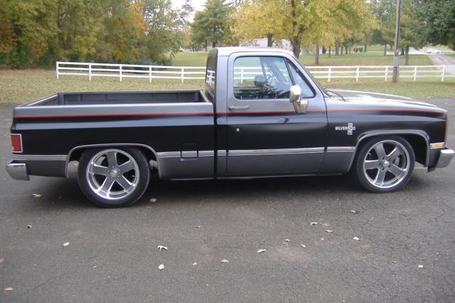 1987 Black Chevrolet C-10 Standard Cab Pickup