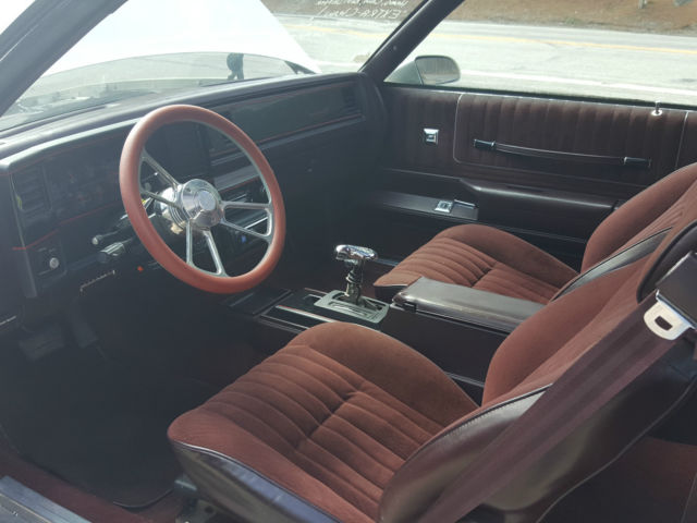 1987 WHITE Chevrolet Monte Carlo