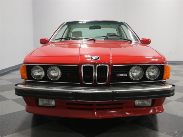 1987 Red BMW M6