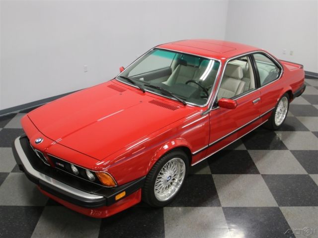 1987 Red BMW M6