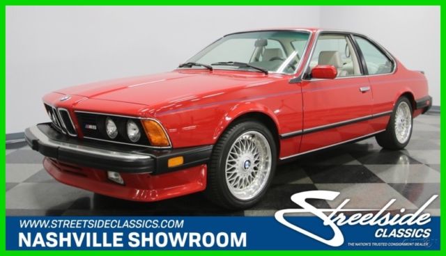 1987 Red BMW M6