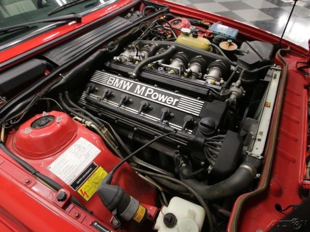 1987 Red BMW M6