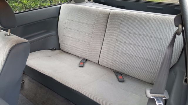 1987 White Mazda 323 Hatchback