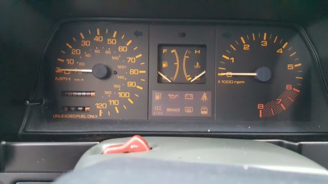 1987 White Mazda 323 Hatchback