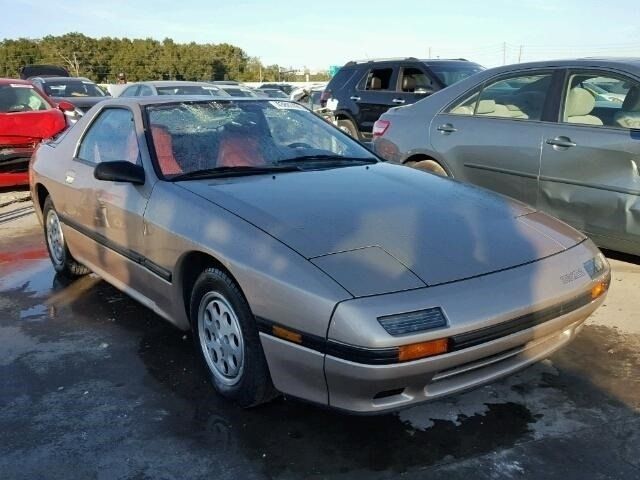 1987 Gold Mazda RX-7 Coupe