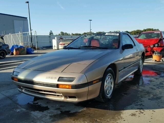 1987 Gold Mazda RX-7 Coupe