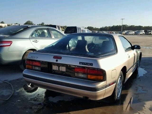 1987 Gold Mazda RX-7 Coupe