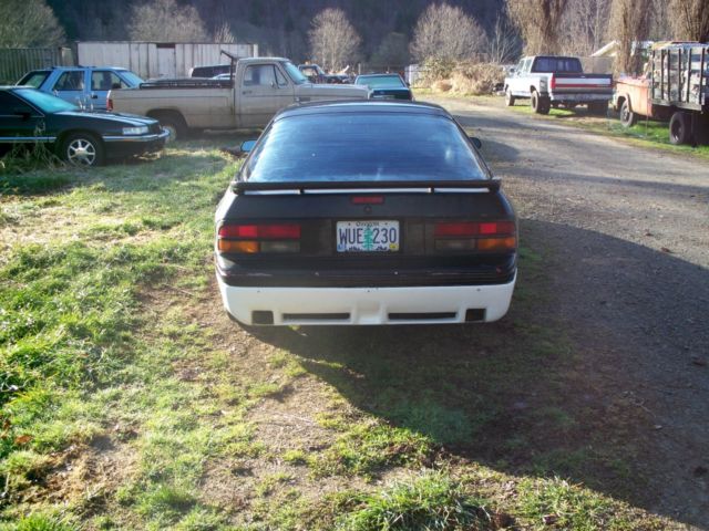 1987 Black Mazda RX-7 Coupe