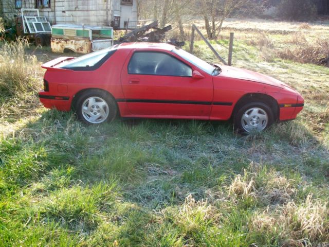 1987 Black Mazda RX-7 Coupe