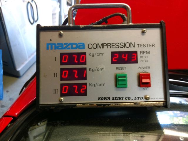 1987 Red Mazda RX-7 Coupe