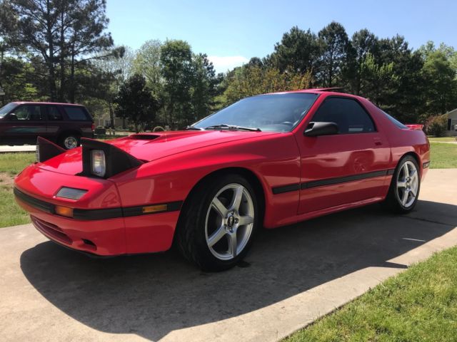 1987 Red Mazda RX-7 Coupe