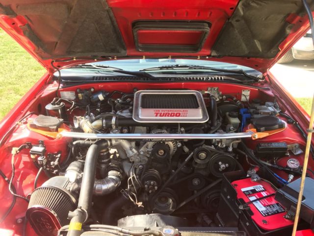 1987 Red Mazda RX-7 Coupe