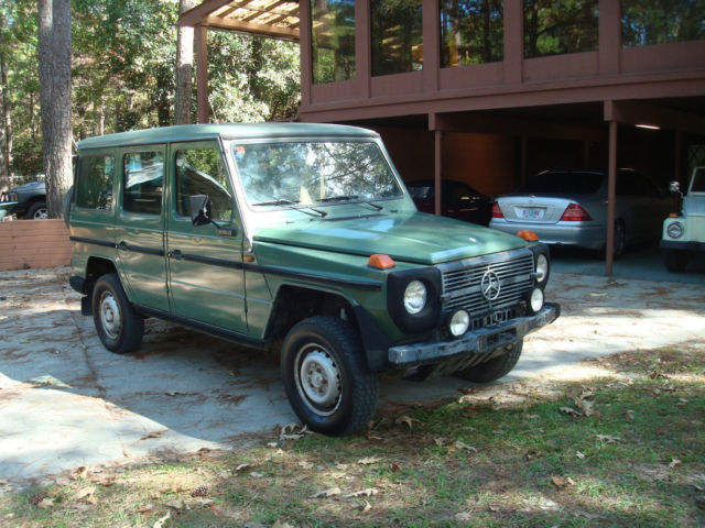 1980 Olive Green Mercedes-Benz G-Class SUV