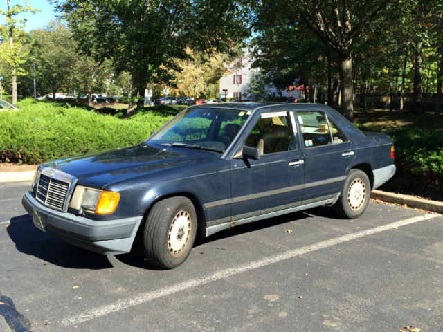 1987 Blue Mercedes-Benz 300-Series Sedan