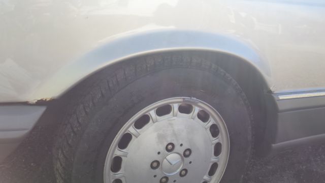 1987 Brown Mercedes-Benz 500-Series Coupe