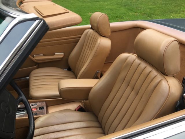 1987 Teal Mercedes-Benz SL-Class Convertible