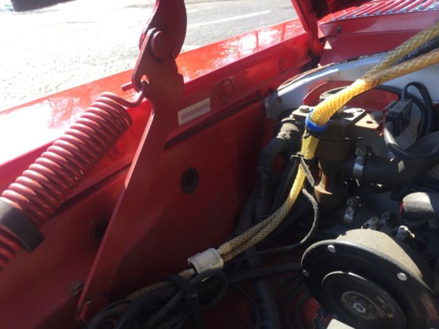 1987 Red Mercedes-Benz SL-Class Convertible