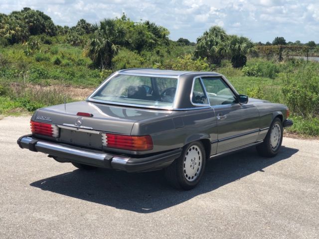 1987 Gray Mercedes-Benz SL-Class Convertible