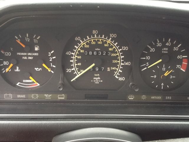 1987 BLACK Mercedes-Benz Other Sedan